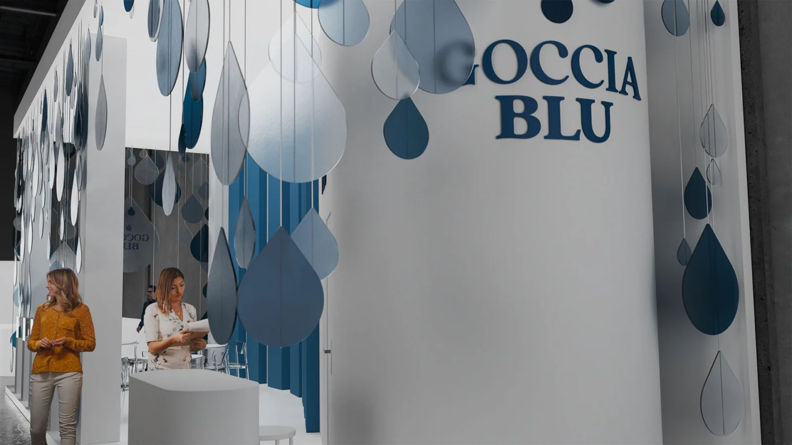 Goccia Blu stand