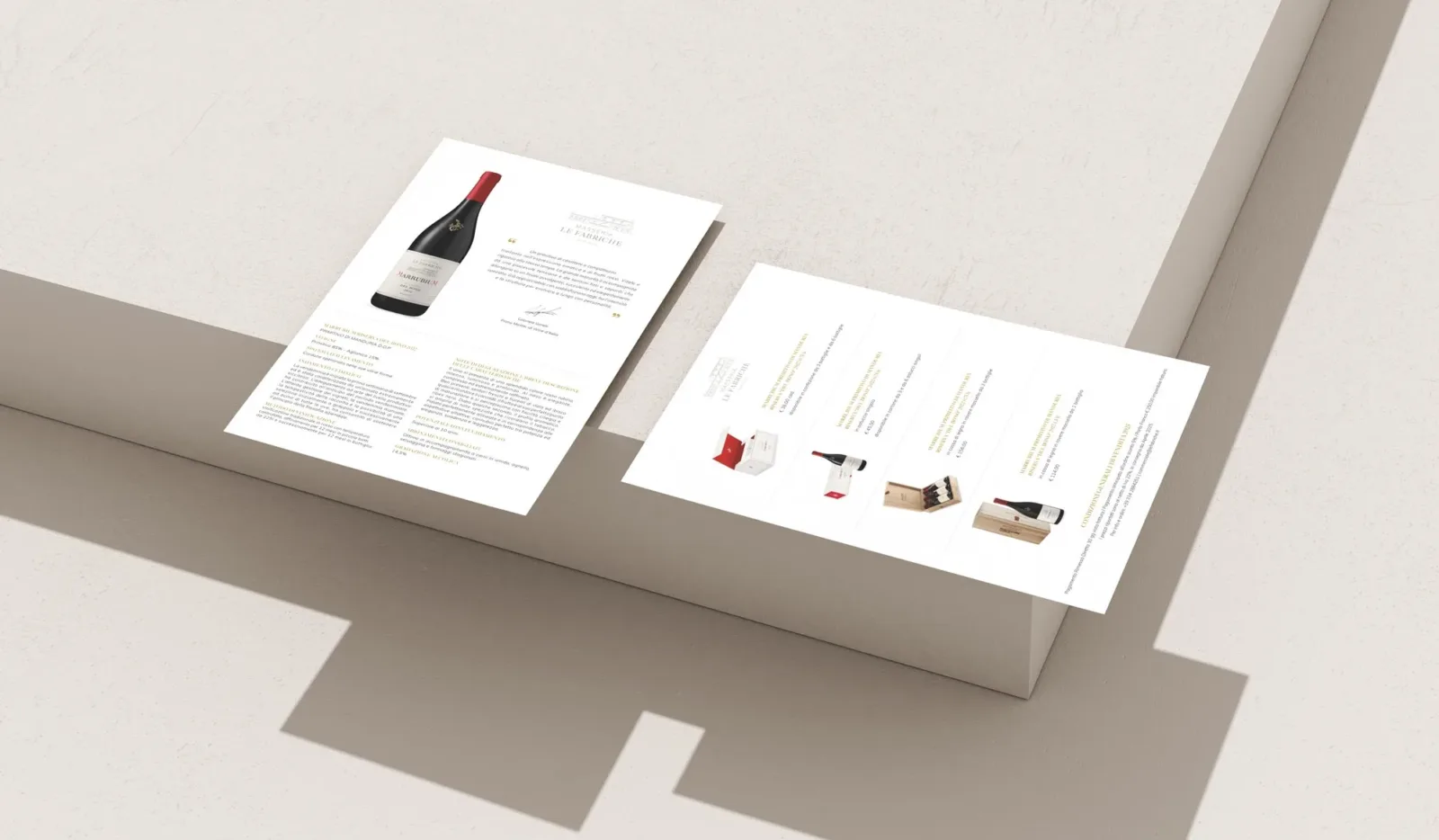 schede tecniche vino per masseria le fabbriche
