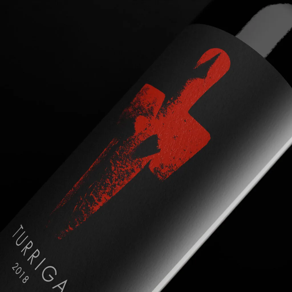 Wine label restyling for Argiolas Turriga