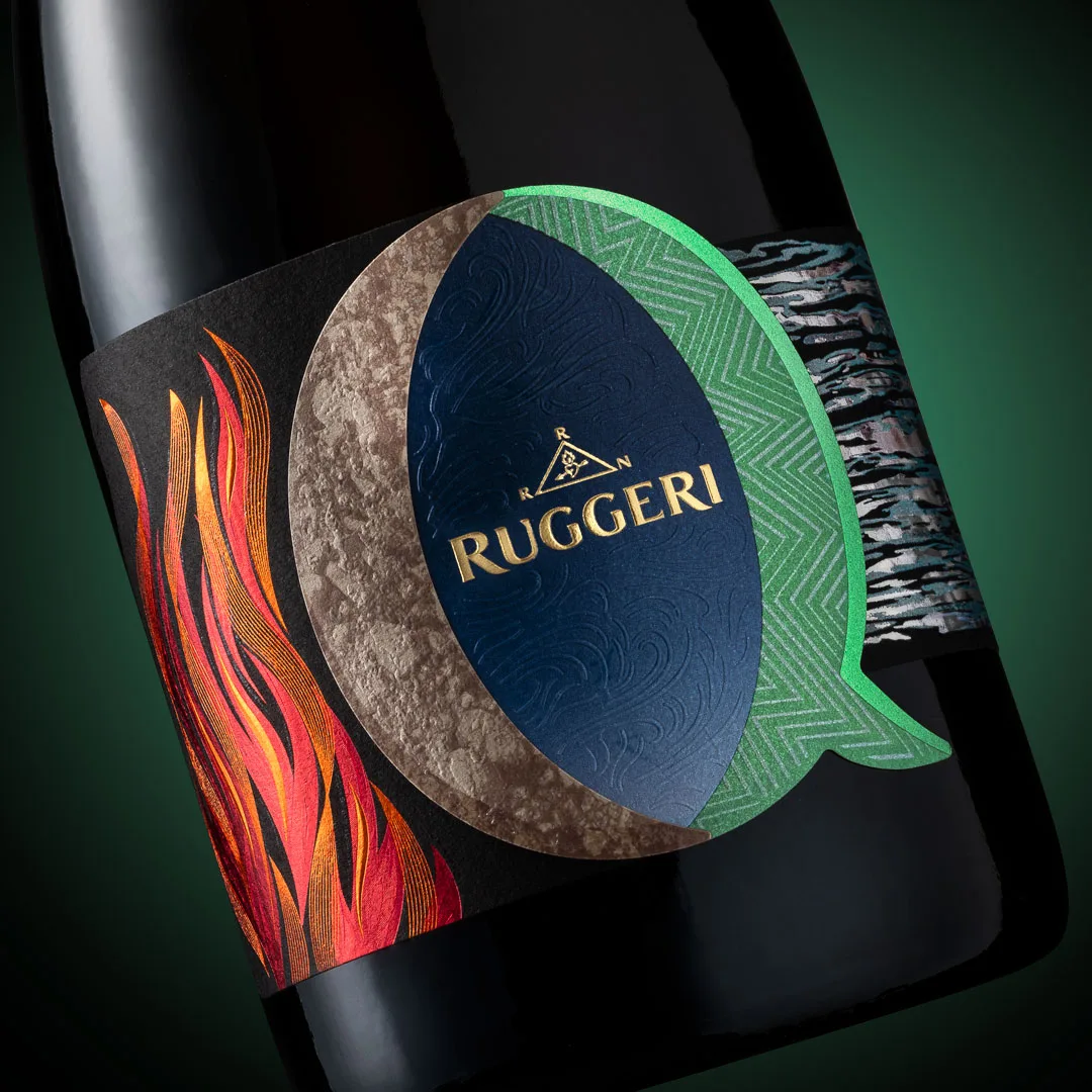 Prosecco Ruggeri Quartese Limitless dettaglio etichetta