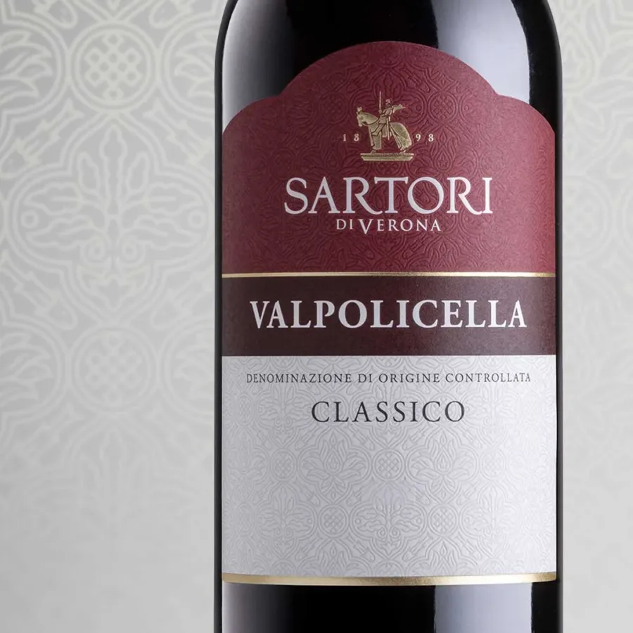 Sartori Valpolicella packaging
