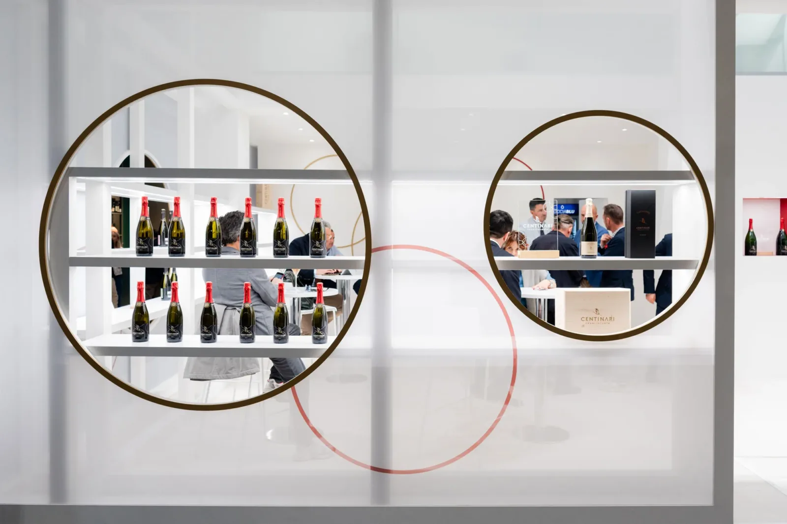 progettazione di stand di vinitaly e rpowein per togni
