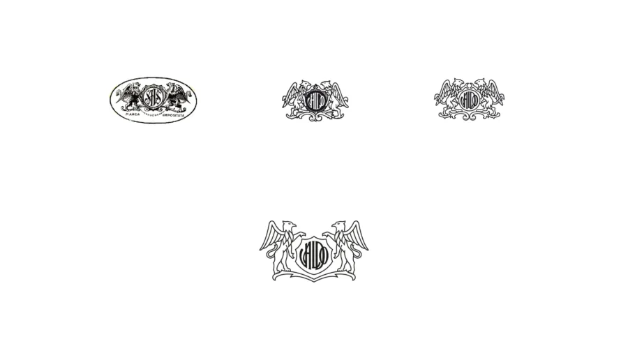 evoluzione della brand e del logo valdo