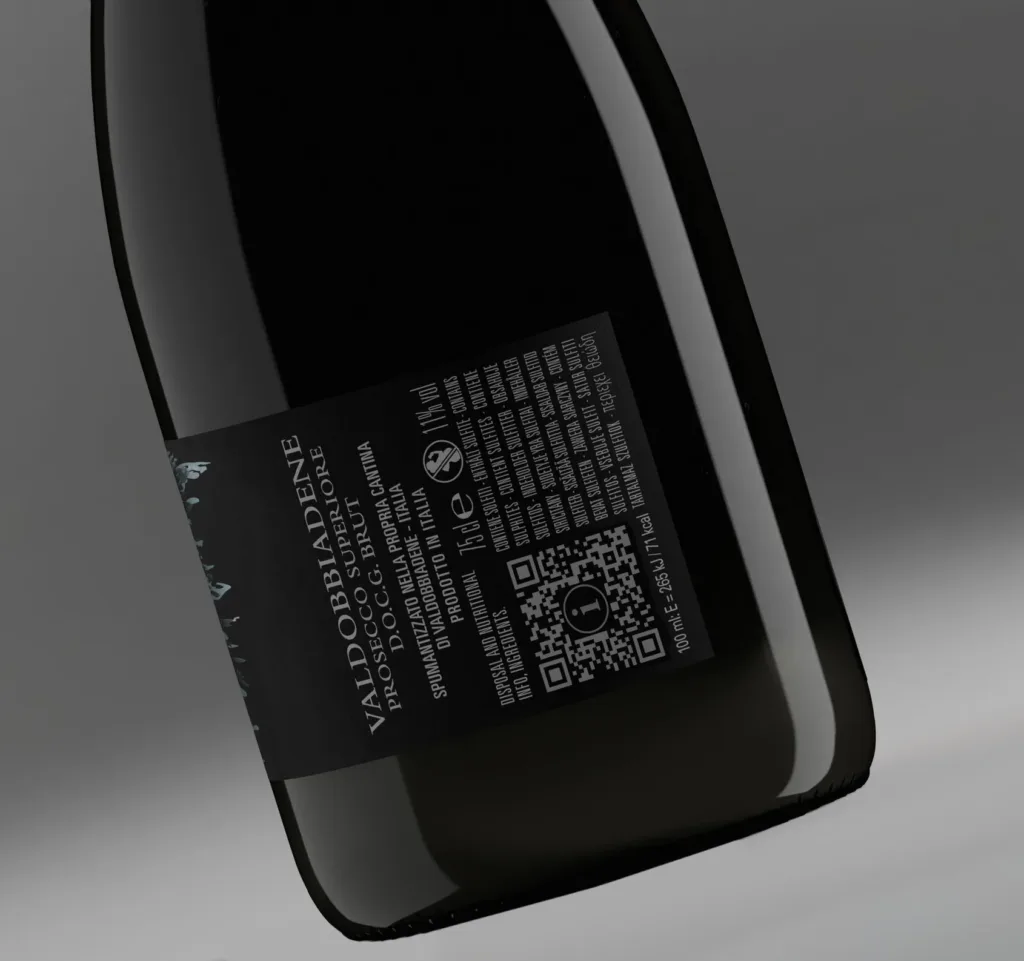 nsg-retro etichetta con qr code