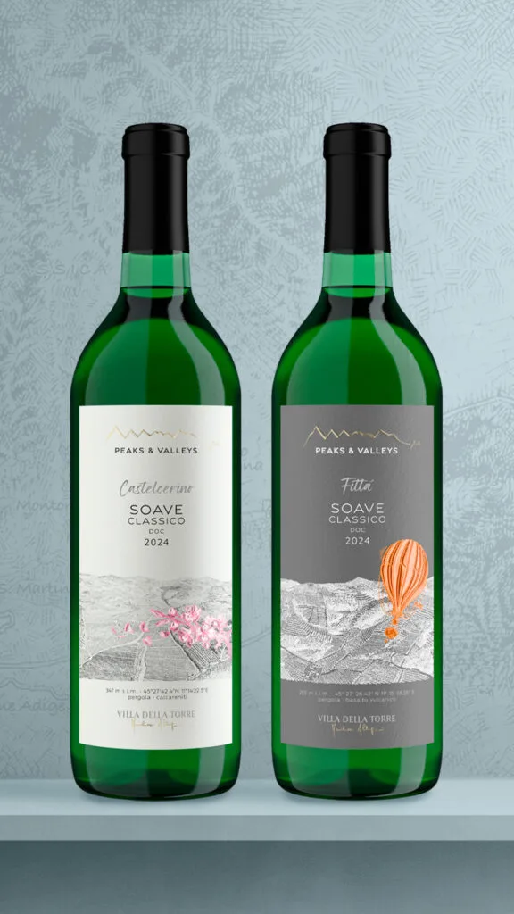 Etichette vino Peaks&Valley