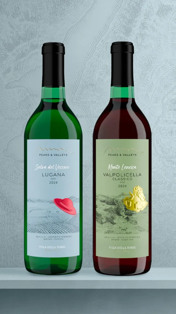 Etichette vino Peaks&Valley